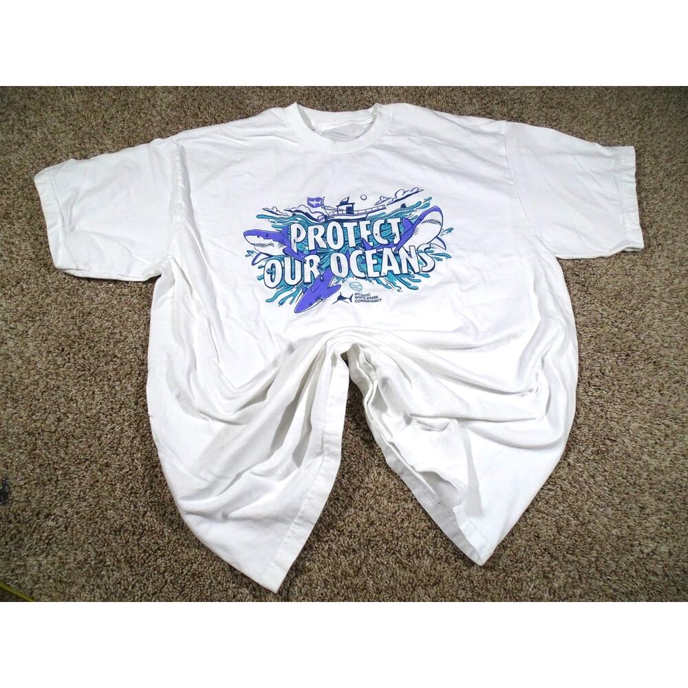 Cape Clasp AWSC Protect Our Oceans Tee Shirt Cream XL
